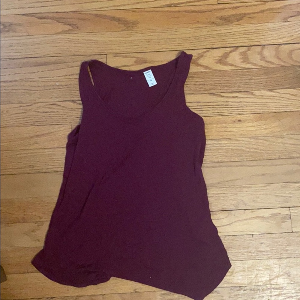 MAROON TANK TOP